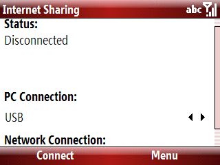 Conectá tu portatil con un cable a tu teléfono Windows Mobile y convertilo en modem inalambrico